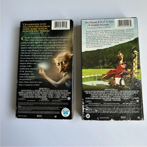 VHS: Lot of 2 Harry Potter VHS Video Tapes - Pre-Owned - Picture 2 of 11